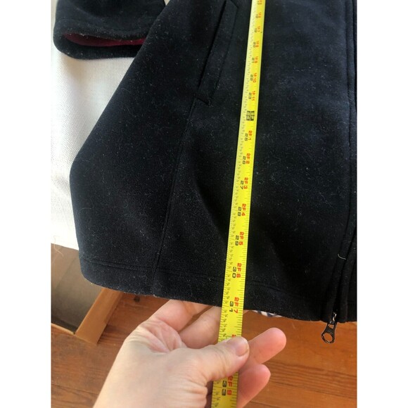 Athleta Jacket Womens S Black & Pink Swara Fleece Florral Embroidery Zip Coat - Picture 9 of 10